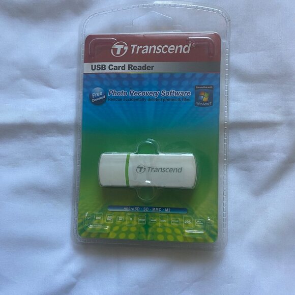 Transcend USB Card Reader For MicroSD, SD, MMC, M2, USB 2.0 Compliant 480MB/S - Picture 3 of 4